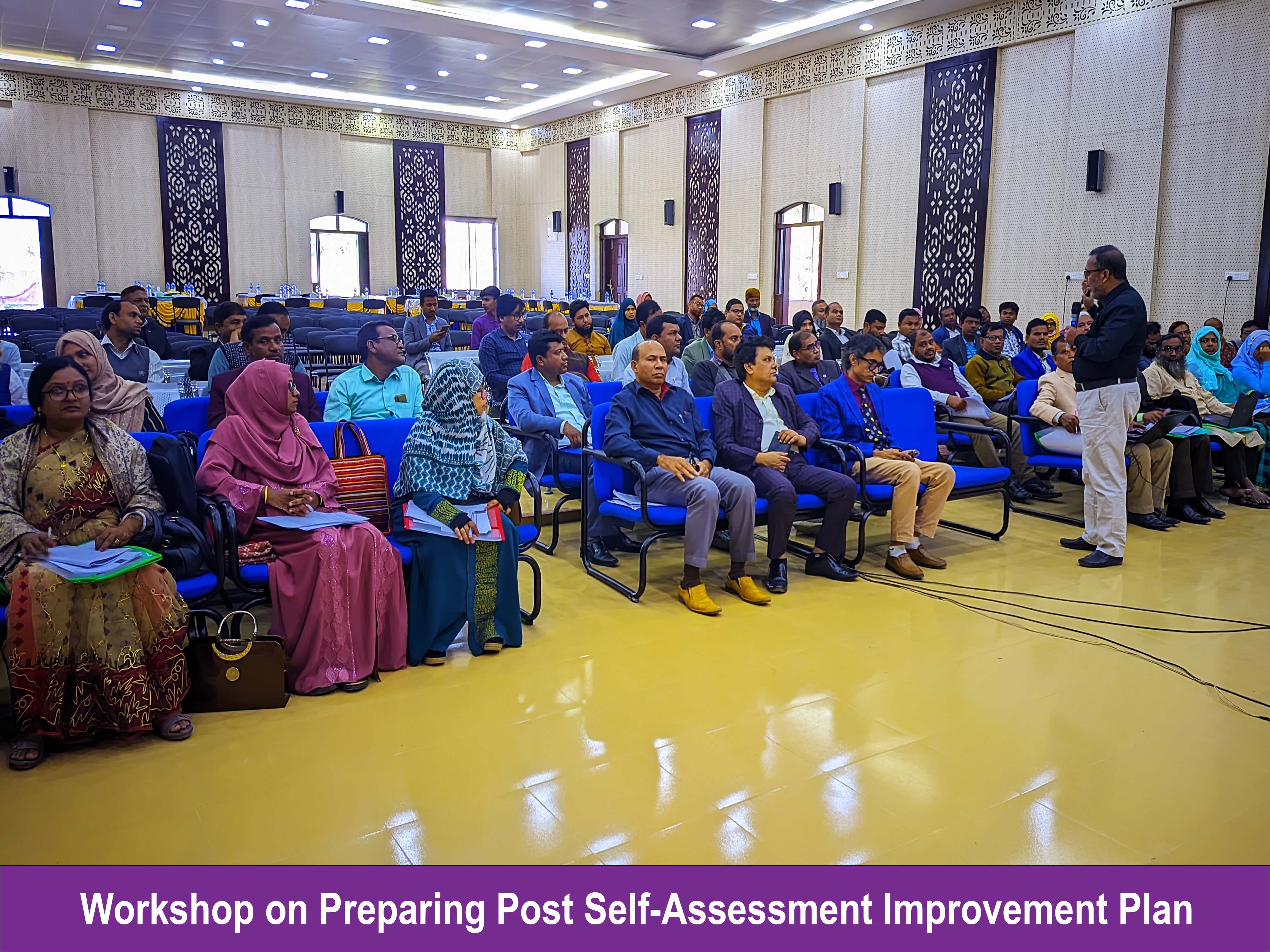 Assessment Improvement Plan (PSAIP) শীর্ষক কর্মশালা. College Education Development Project (CEDP)- এর আওতাধীন Institutional Development Grant (IDG) প্রাপ্ত এ কলেজে আগামী ০২ ডিসেম্বর, ২০২৩ তারিখ সকাল নয়টায় 'Preparing Post Self-Assessment Improvement Plan (PSAIP)' শীর্ষক একটি কর্মশালার অনুষ্ঠিত হয়েছে।